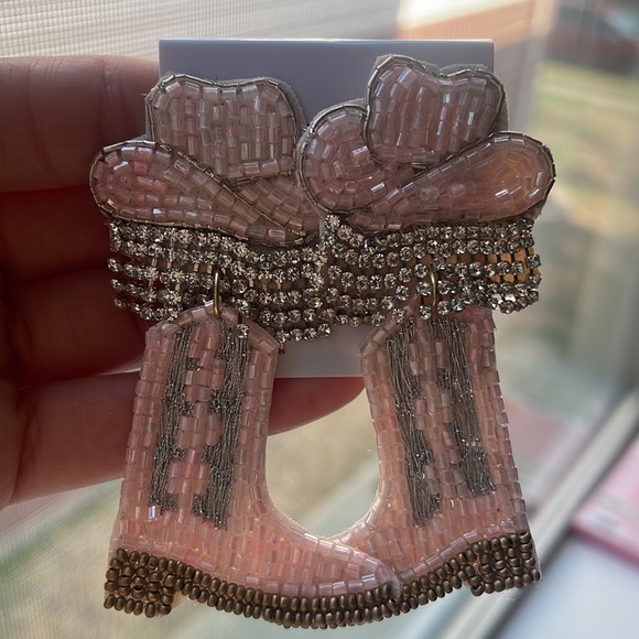 Sparkling Barbie Disco Ball Earrings 🪩💖⚡️🤠 - Picture 2 of 3